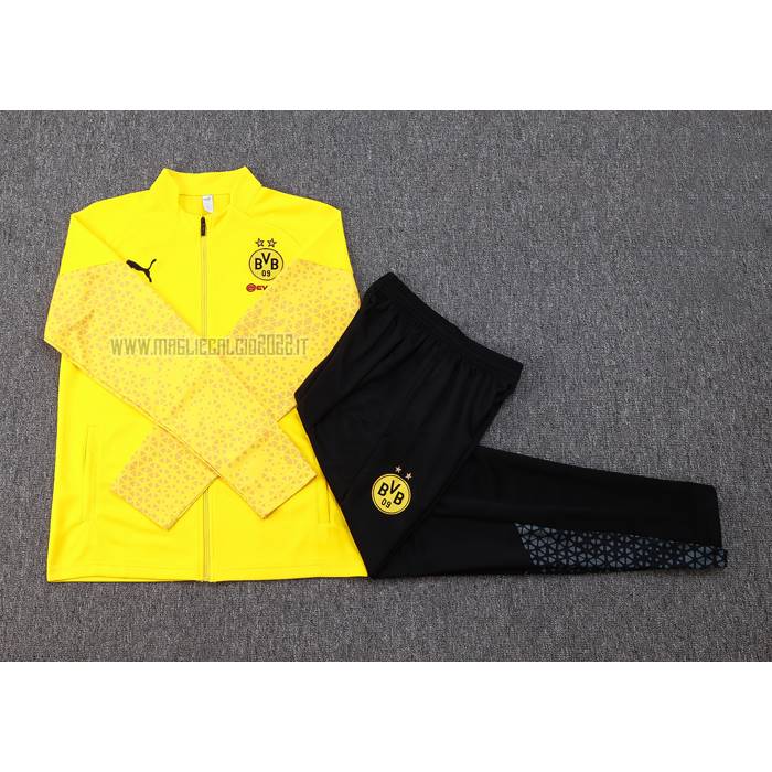 Tuta da Track de Giacca del Borussia Dortmund 2023-2024 Giallo
